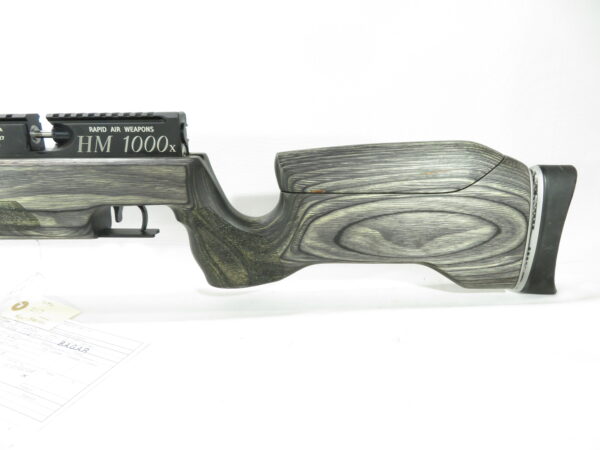 USED RAW HM1000x LRT Air Rifle, Black Laminate Used .25 caliber SKU 3626.1 - Image 2