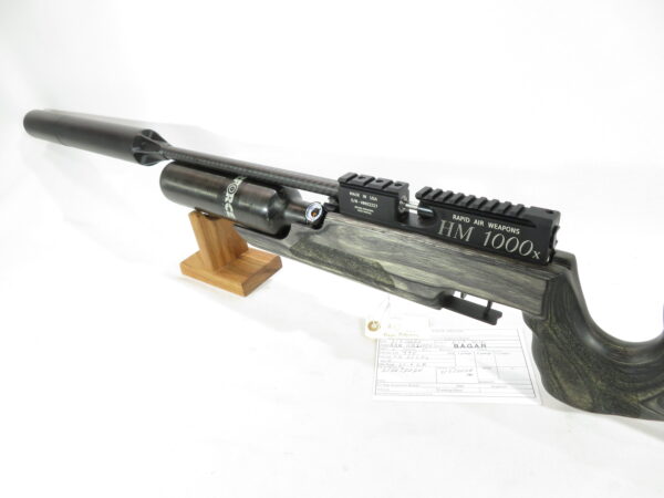 USED RAW HM1000x LRT Air Rifle, Black Laminate Used .25 caliber SKU 3626.1 - Image 4