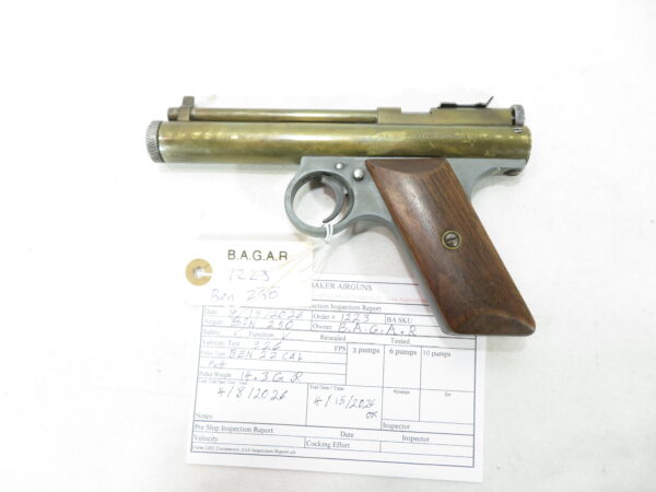 Benjamin Model 250 Air Pistol Mfg 1952-1956 SKU 41526.5