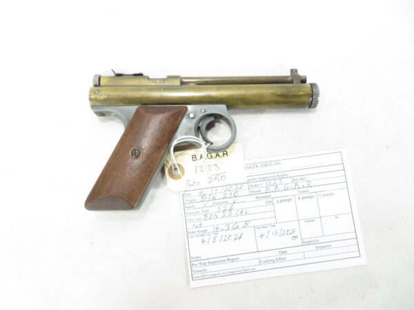 Benjamin Model 250 Air Pistol Mfg 1952-1956 SKU 41526.5 - Image 2