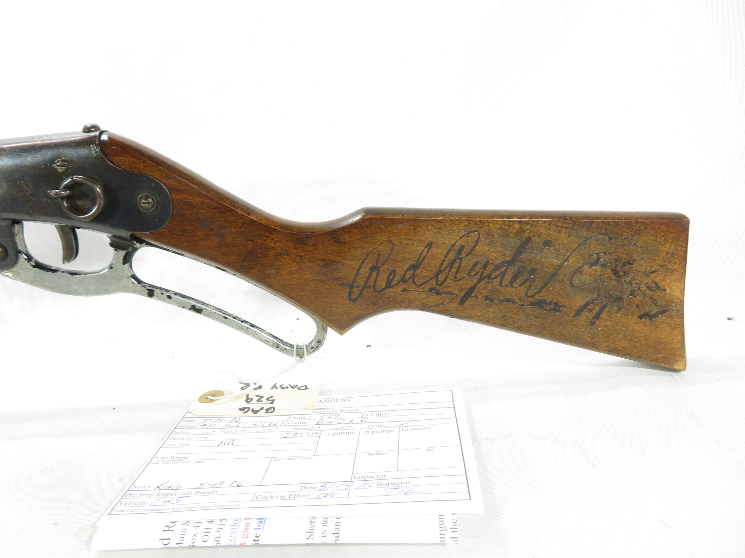 Daisy No. 111 Model 40 Red Ryder Mfg 1947-1954 SKU 6226.4