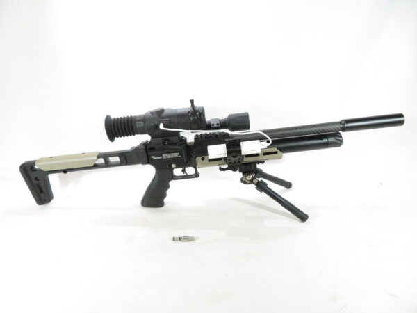 Used Air Venturi Alpha Compact Tube .22 w/ Sightmark Nightvision scope and Bi-pod SKU DA6226.10 - Image 3