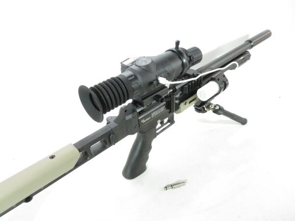 Used Air Venturi Alpha Compact Tube .22 w/ Sightmark Nightvision scope and Bi-pod SKU DA6226.10 - Image 4
