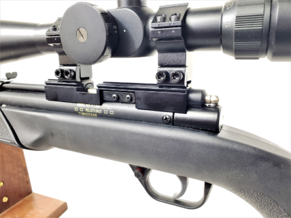 One Piece Scope Mount for Sheridan F and C, Blue & Silver Streak