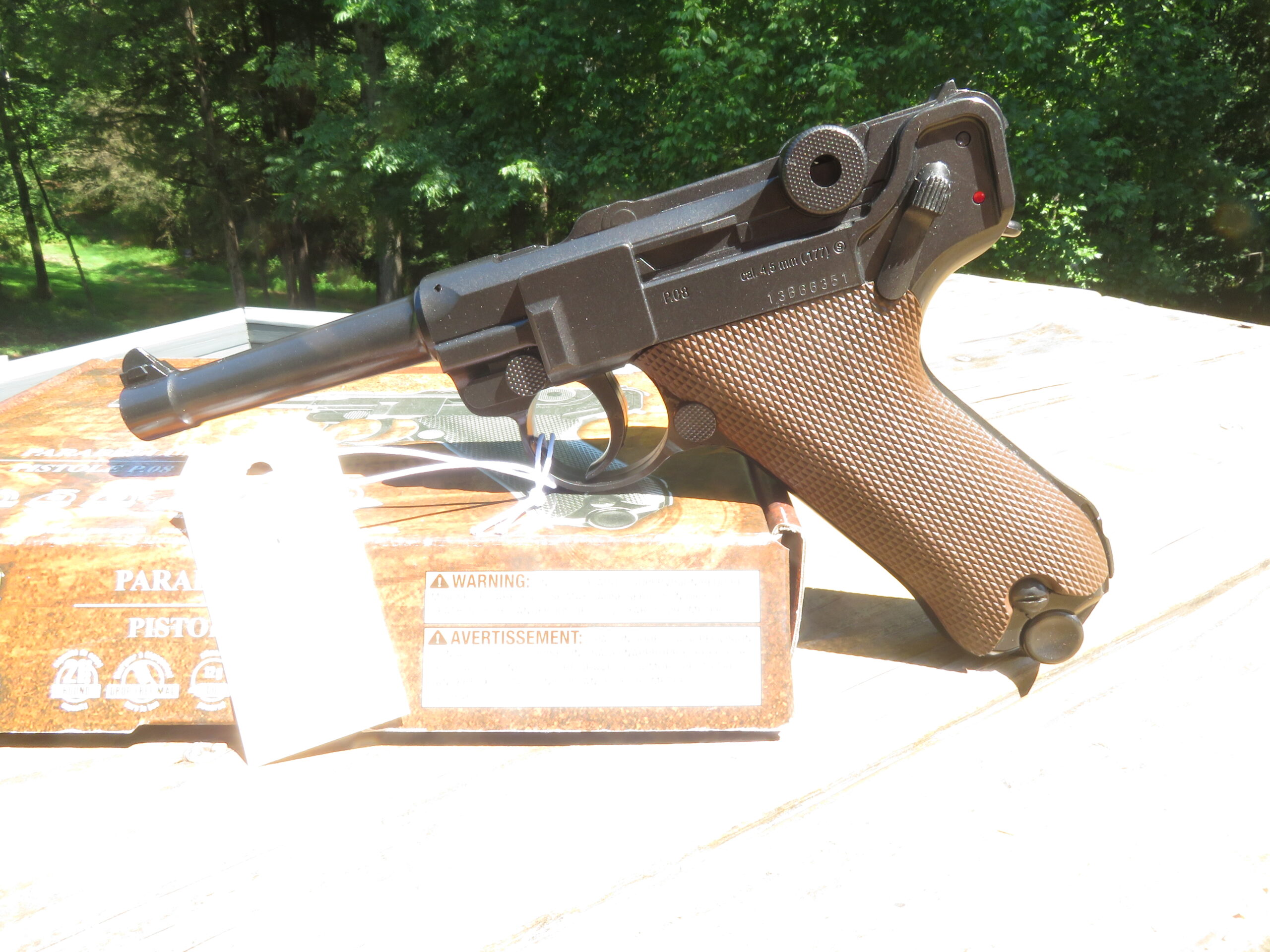Used Umarex Legends P08 CO2 Parabellum Semi-Auto Pellet Pistol | SKU 8626.2