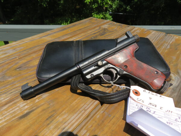RARE Crosman Mark II Target .177 Left Hand Air Pistol SKU 82426.2 - Image 3